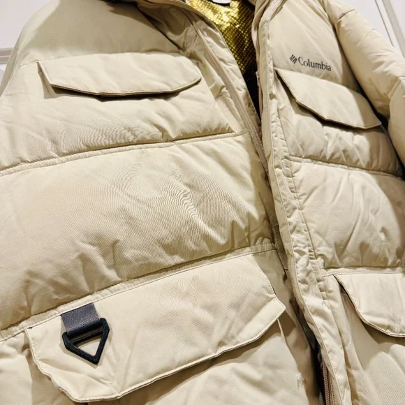 Brand new w tags! Columbia Beige Landroamer Puffer Jacket-titanium. Mens-L. - Picture 4 of 16